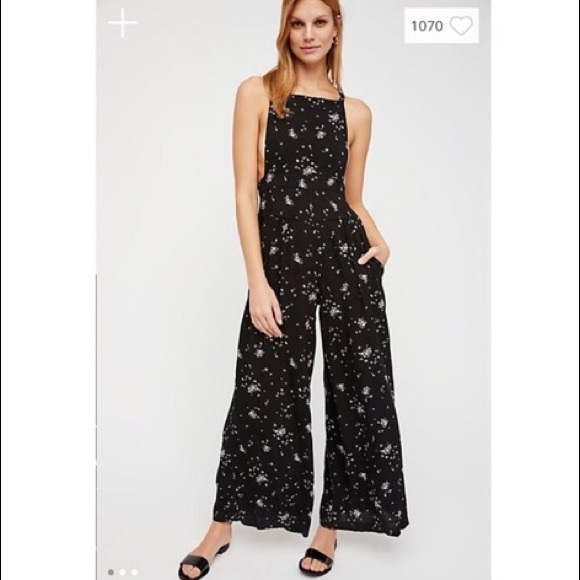 Free People Pants - Free People Sweet in the Streets Overalls Size S